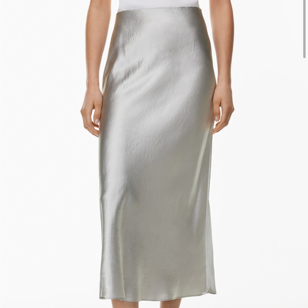 Aritzia Babaton Slip Satin Maxi Skirt